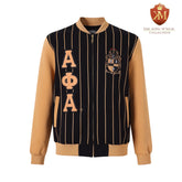 Alpha Pinstripe Tech Track Jacket